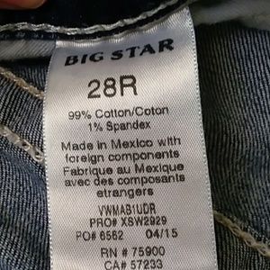 Big Star Jean pants